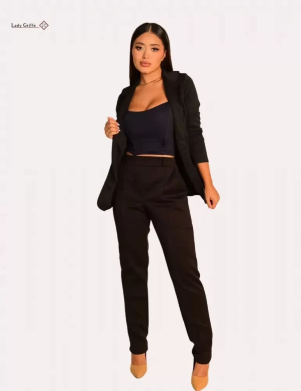 Conjunto Feminino de luxo  Lady Griffe Preto - Imagem 2