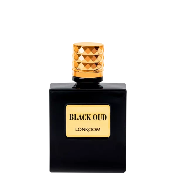 Perfume Masculino Black Oud For Men Lonkoom Eau de Toilette  100ml