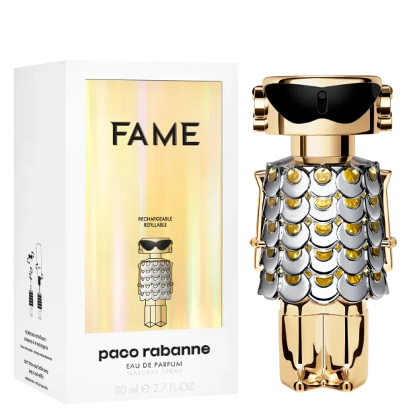 PERFUME FEMININO  FAME PACO RABANNE  EAU DE PARFUM 80ml - Imagem 2