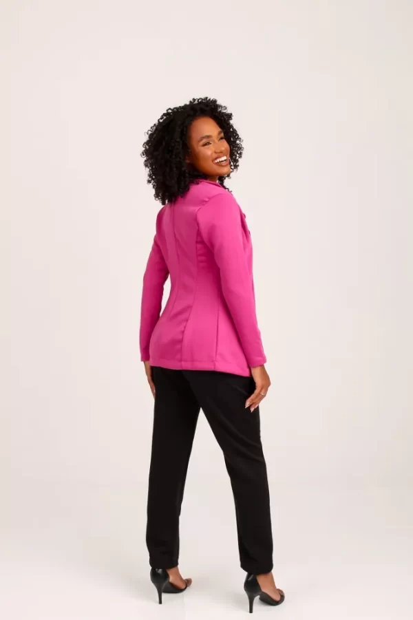 Blazer de luxo  Lady Griffe  Fucsia - Imagem 3
