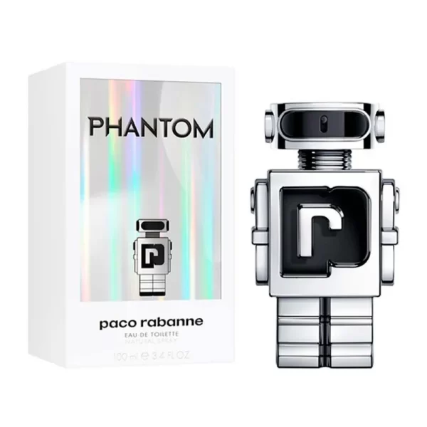 PERFUME MASCULINO PACO RABANNE PHANTOM  EAU DE TOILETTE 100ml - Imagem 2