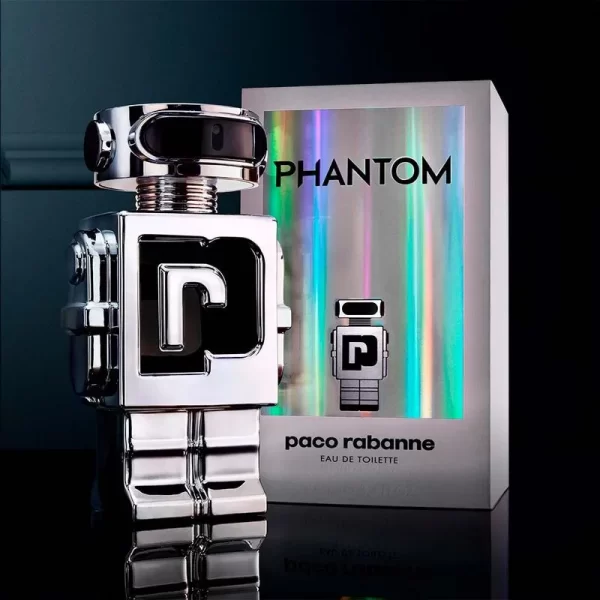 PERFUME MASCULINO PACO RABANNE PHANTOM  EAU DE TOILETTE 100ml - Imagem 4