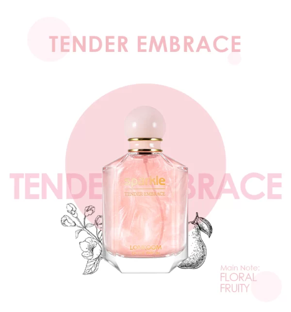 PERFUME  FEMININO SPARKLE TENDER EMBRACE FOR WOMEN 100 ML LONKOOM - Imagem 3